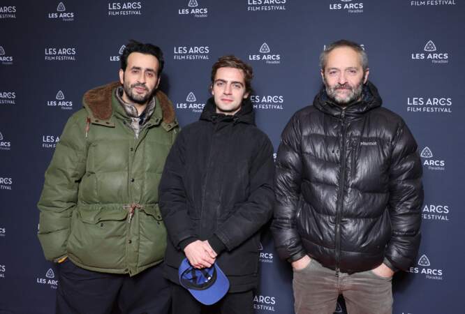 15ème édition du festival "Les Arcs Film Festival" dans la station Les Arcs à Bourg Saint-Maurice : Jonathan Cohen, Stefan Crepon et Cedric Kahn.