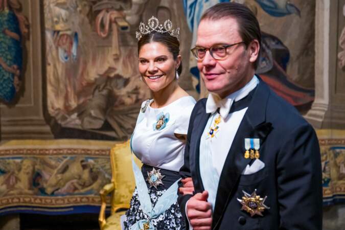 Le 11 décembre 2023, la famille royale de Suède est réunie au dîner du prix Nobel à Stockholm