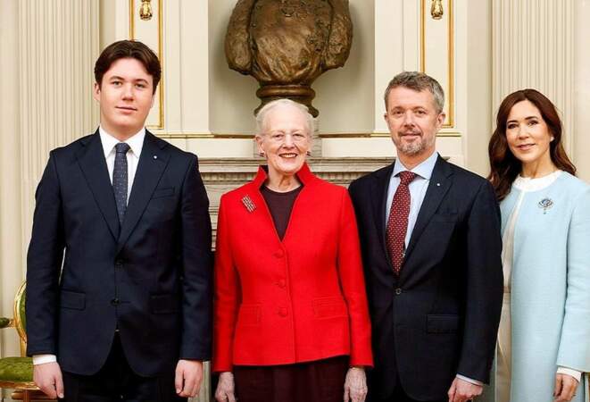 Le prince Christian de Danemark a assisté à son premier Conseil d'État à Christiansborg