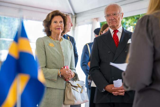 Le 21 août 2023, le roi Carl XVI Gustav et la reine Silvia de Suède célèbrent le 50ème jubilé du roi à Gävle