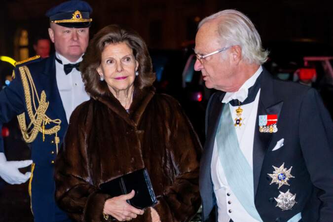 Pour l'occasion, le roi Carl XVI Gustaf et la reine Silvia sont également présents
