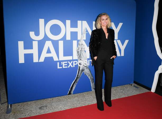 Inauguration de l'exposition Johnny Hallyday à Paris : Laeticia Hallyday.