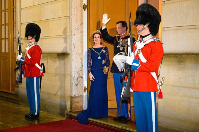 La princesse Marie et le prince Joachim au dîner annuel du Nouvel An.