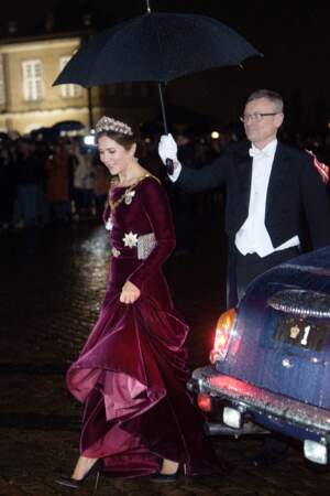 Dîner royal du Nouvel An : la princesse héritière Mary.