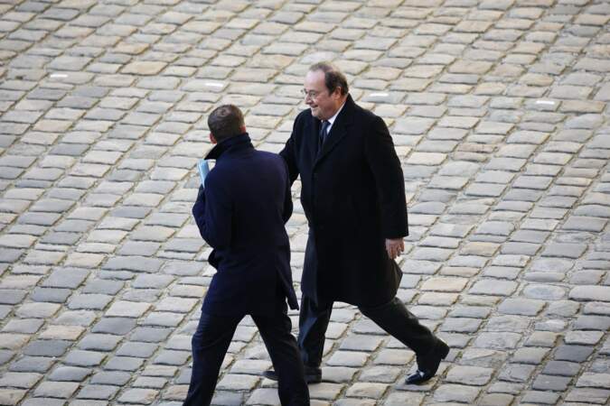 Hommage à Jacques Delors aux invalides : François Hollande