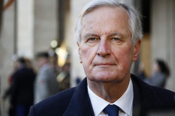 Hommage à Jacques Delors aux invalides : Michel Barnier