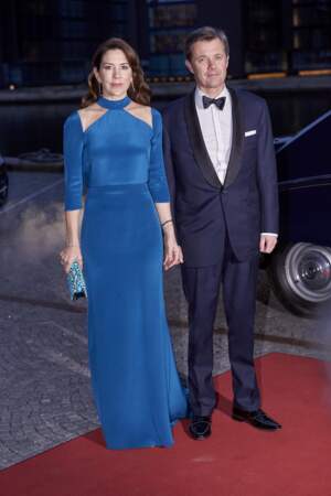 Le 29 mars 2017, le prince héritier Frederik et la princesse héritière Mary reçoivent le roi Philippe et la reine Mathilde de Belgique