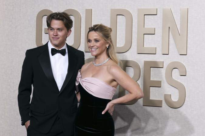 Golden Globes Awards 2024 - Deacon Reese Phillippe et Reese Witherspoon