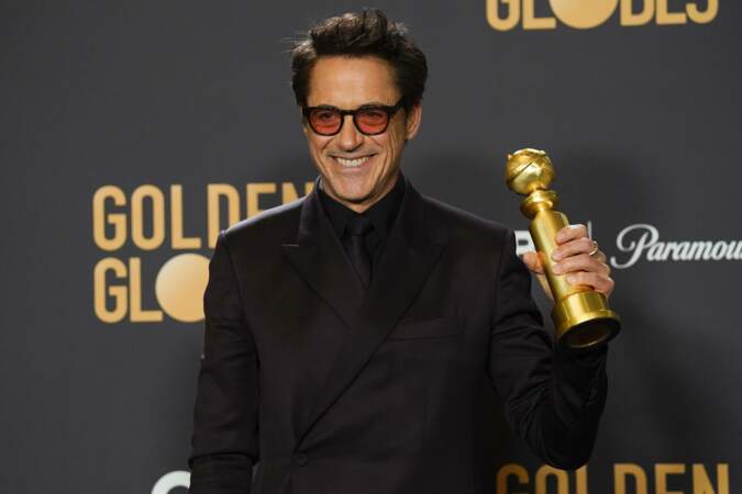 Golden Globes Awards 2024 - Robert Downey Jr. remporte le Golden Globes du meilleur acteur secondaire pour Oppenheimer