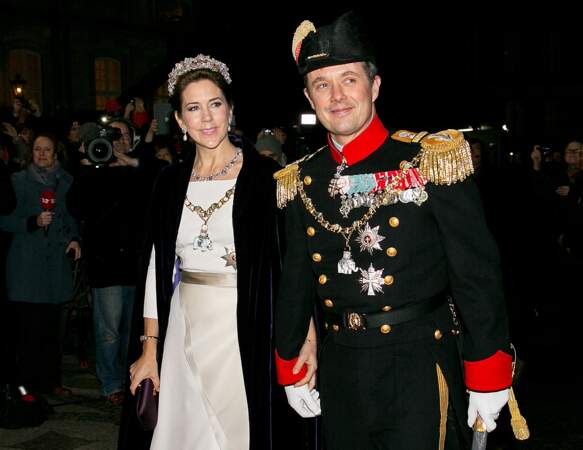 Le 1er janvier 2015, la famille royale danoise lors de la réception du Nouvel An à Copenhague