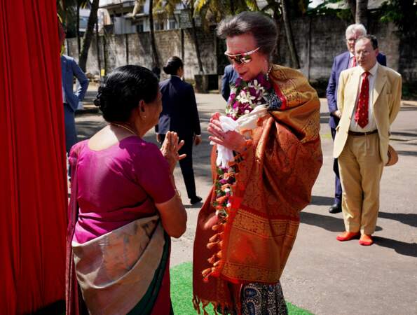 La princesse Anne est en visite officielle au Sri Lanka
