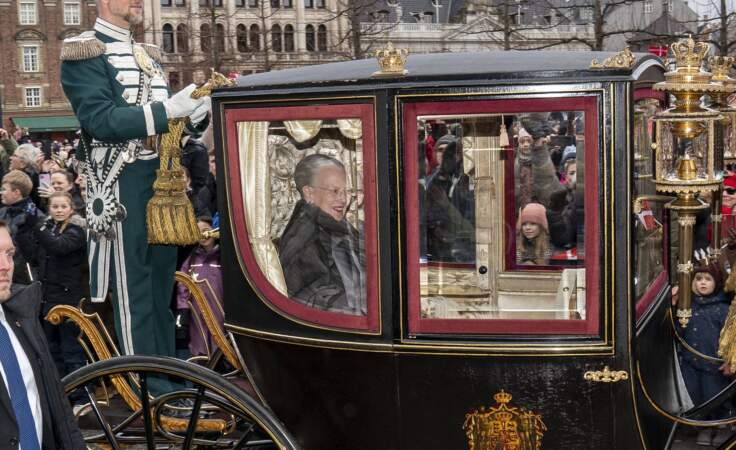 La reine Margrethe II avant son abdication 