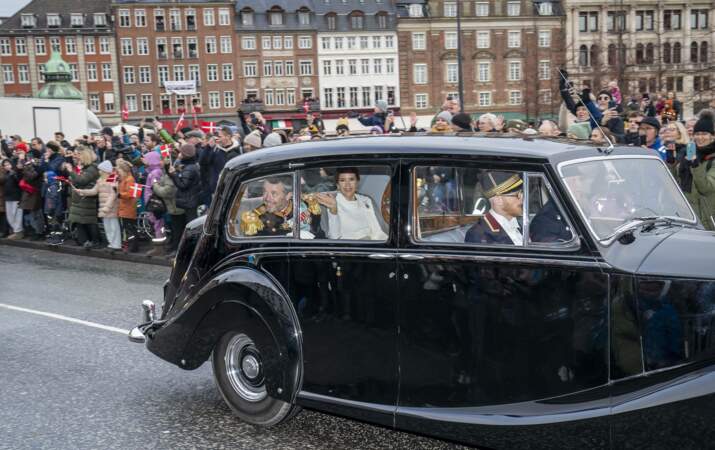 Frederik et Mary de Danemark rejoignent Margrethe II au château de Christiansborg