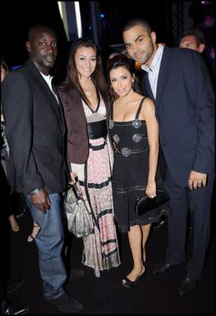 En 2008, Tony Parker apparaît aux côtés de Ladji Doucoure, Rachel Legrain-Trapani et Eva Longoria au palais de Chaillot.