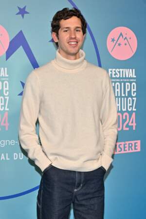 Victor Belmondo à l'avant-première du film Heureux Gagnants lors du 27e Festival du film de l'Alpe d'Huez.