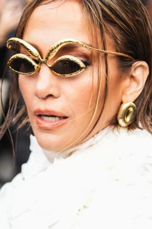 Défilé Schiaparelli Haute Couture Printemps/Été 2024 : Jennifer Lopez.