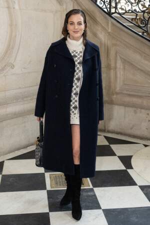 Cleopatra Zu Oettingen-Spielberg assiste au défilé Christian Dior Haute Couture Printemps/Été 2024.