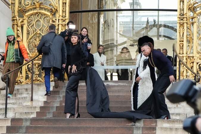 Défilé Schiaparelli Haute Couture Printemps/Été 2024 : Zendaya.