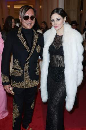 Stephen Hung et Deborah Hung lors du défilé Stéphane Rolland Haute Couture Printemps/Été 2024