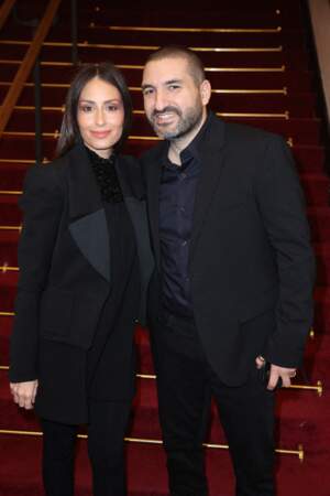 Ibrahim Maalouf et sa femme Hiba Tawaji lors du défilé Stéphane Rolland Haute Couture Printemps/Été 2024