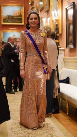 Kate Middleton au palais de Buckingham à Londres, en décembre 2023. 