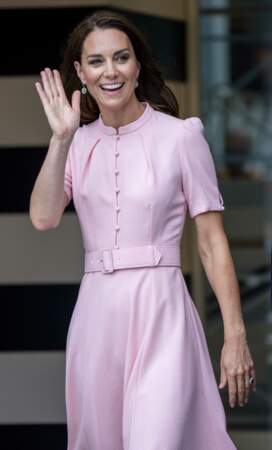 Catherine Middleton, princesse de Galles, lors d'une visite pré-inaugurale du Young V&A à Bethnal Green, dans l'est de Londres, en juillet 2023.