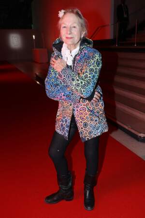 Agnes b au "Dîner de la mode", soirée "Sidaction", à Paris pour l'association SIDA le 25 janvier 2024.