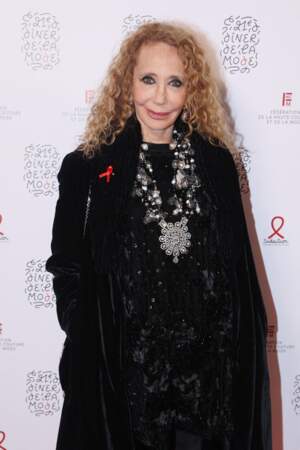 Marisa Berenson au "Dîner de la mode", soirée "Sidaction", à Paris pour l'association SIDA le 25 janvier 2024.
