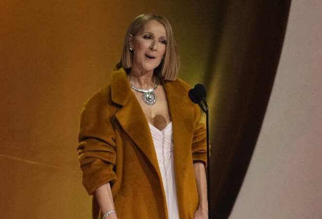 La surprise de ces Grammy Awards 2024, c'est l'arrivée sur scène de Celine Dion au bras de son fils René Charles. Atteinte du syndrome de l'homme raide, la chanteuse a fait son grand retour. 