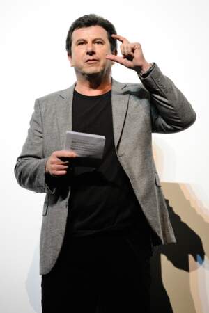Pascal Bataille assiste à la présentation du programme théâtral du début d'année 2016 au théâtre Le Palace à Paris.