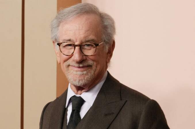 Steven Spielberg lors du 96ᵉ déjeuner des nommés aux Oscars 2024.