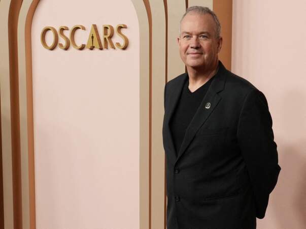 Neil Corbould lors du 96ᵉ déjeuner des nominés aux Oscars 2024.