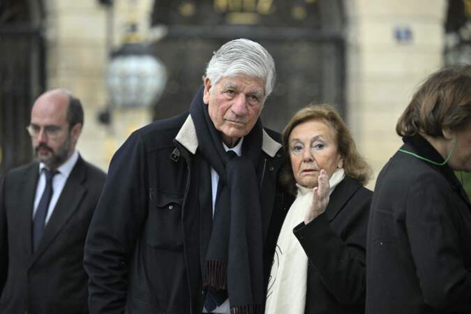 Hommage national à Robert Badinter au ministère de la Justice, Place Vendôme le 14 février 2024 : Maurice Levy