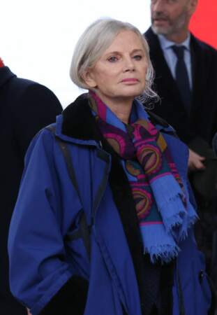 Hommage national à Robert Badinter au ministère de la Justice, Place Vendôme le 14 février 2024 : Elisabeth Guigou