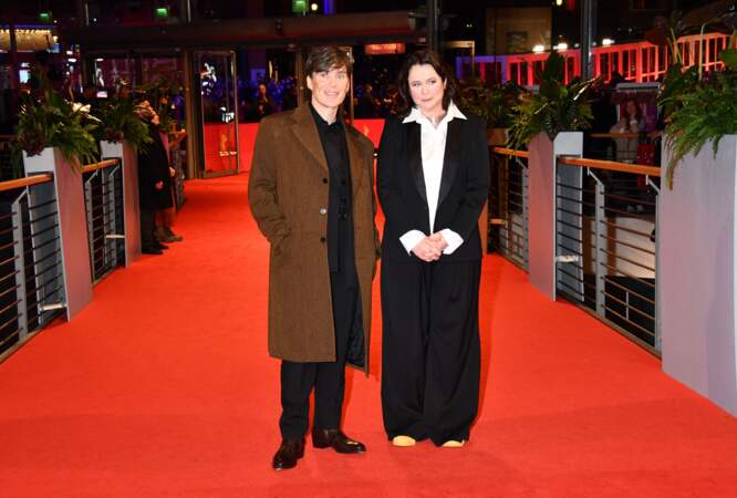 Cérémonie d'ouverture du 74ème Festival International du Film de Berlin, La Berlinale : Cillian Murphy, Emily Watson.