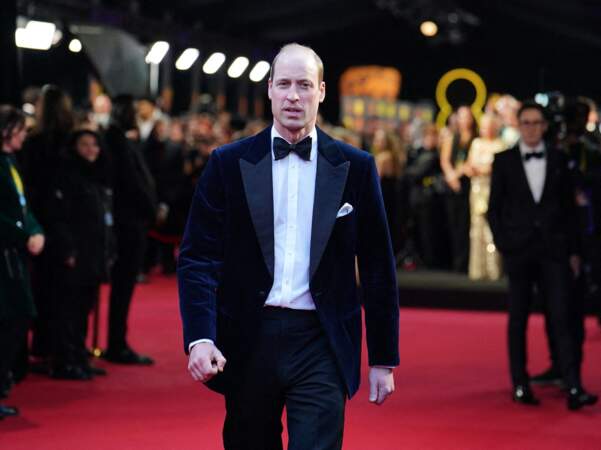 Le Prince de Galles, président des Bafta, assiste aux Bafta Film Awards 2024. 