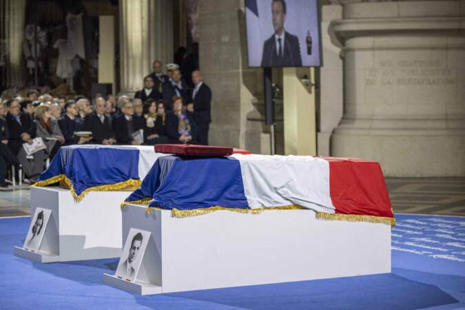 Lors d'une cérémonie solennelle dans le majestueux bâtiment du Panthéon, le président français a rendu hommage à la mémoire de Missak Manouchian et de son épouse Melinee, également résistante, qui ont été inhumés dans le mausolée abritant les héros nationaux de la France.