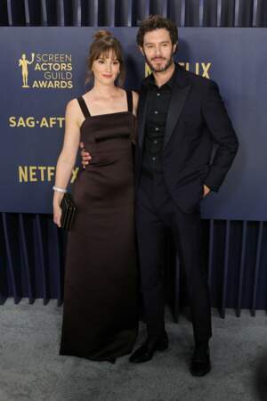 Leighton Meester et Adam Brody aux SAG Awards à Los Angeles le 24 février 2024