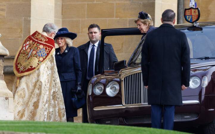 La reine consort d'Angleterre, Camilla. 
