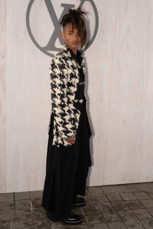 Jaden Smith au défilé mode femme Louis Vuitton printemps/été 2024 lors de la Fashion Week de Paris.