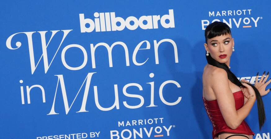 Katy Perry a participé aux 2024 Billboard Women in Music Awards qui se déroulent au YouTube Theater à Hollywood Park à Inglewood, le 6 mars 2024.