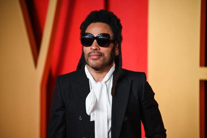 Soirée des Oscars Vanity Fair 2024 : Lenny Kravitz.