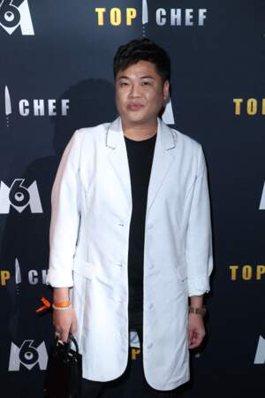 Nicolas Luong assiste à la première de Top Chef saison 15 le 11 mars 2024 à Paris.