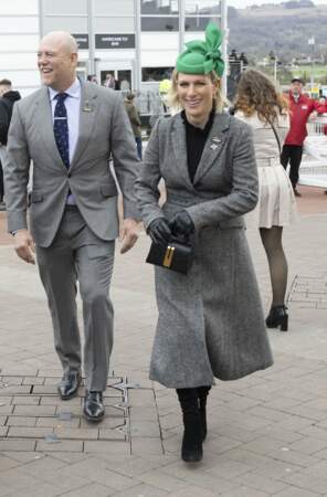 Le couple a choisi pour l'occasion de s'habiller en gris