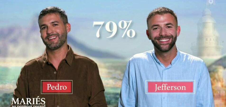 79% c'est le chiffre annoncé par les experts signifiant le taux d'affinité entre Pedro et Jefferson