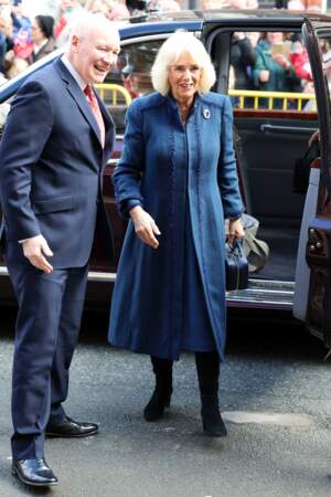 La reine Camilla vient prononcer un discours au nom du roi Charles III. 