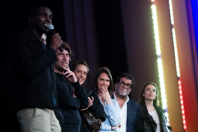César des Lycéens 2024 : Élodie Bouchez, Alain Attal, Jeanne Herry, Hugo Selignac, Adele Exarchopoulos et Birane Ba sur la scène.