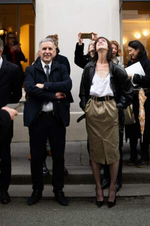 Charlotte Gainsbourg lors de la cérémonie de dévoilement de la plaque Maison des Illustres
