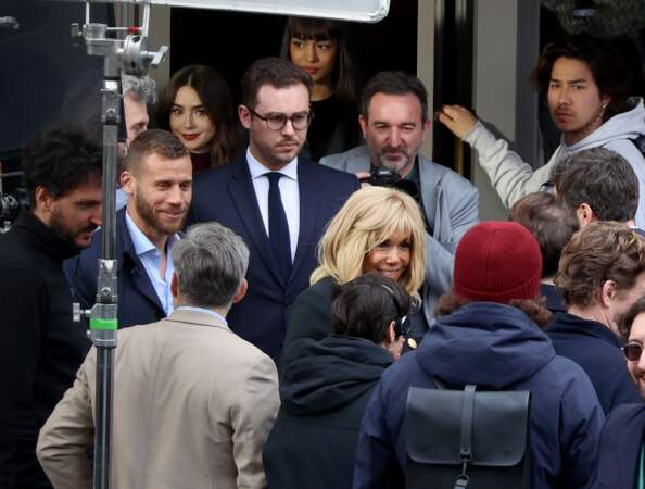 Brigitte Macron sur le tournage d'Emily in Paris