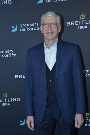 Arsène Wenger lors du dîner de charité Breitling à la Samaritaine pour l’association "Premiers de Cordée"
